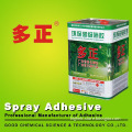 Spray adhesive for sponge in furniture making